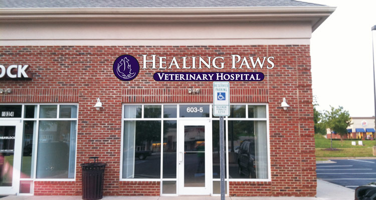 Healing Paws Veterinary Hospital Store Front
