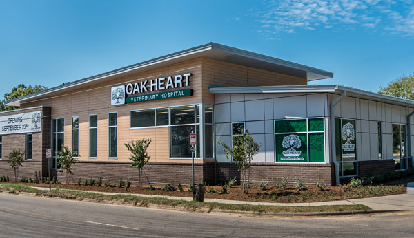 Oak Heart Veterinary Hospital at South Saunders Exterior